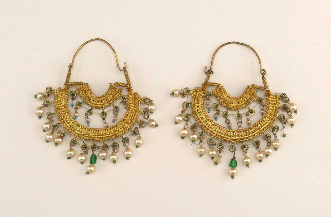 Earrings India late 19th century CH 18386845