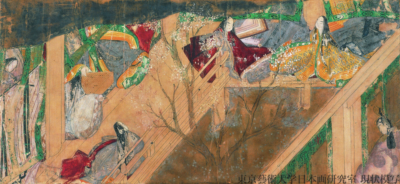 日本のジュエリー:平安時代〜江戸時代 2 Genji emaki TAKEKAWA