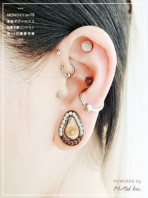 ピアス部位別ジュエリーガイド:耳 3 WinnerNovember2016