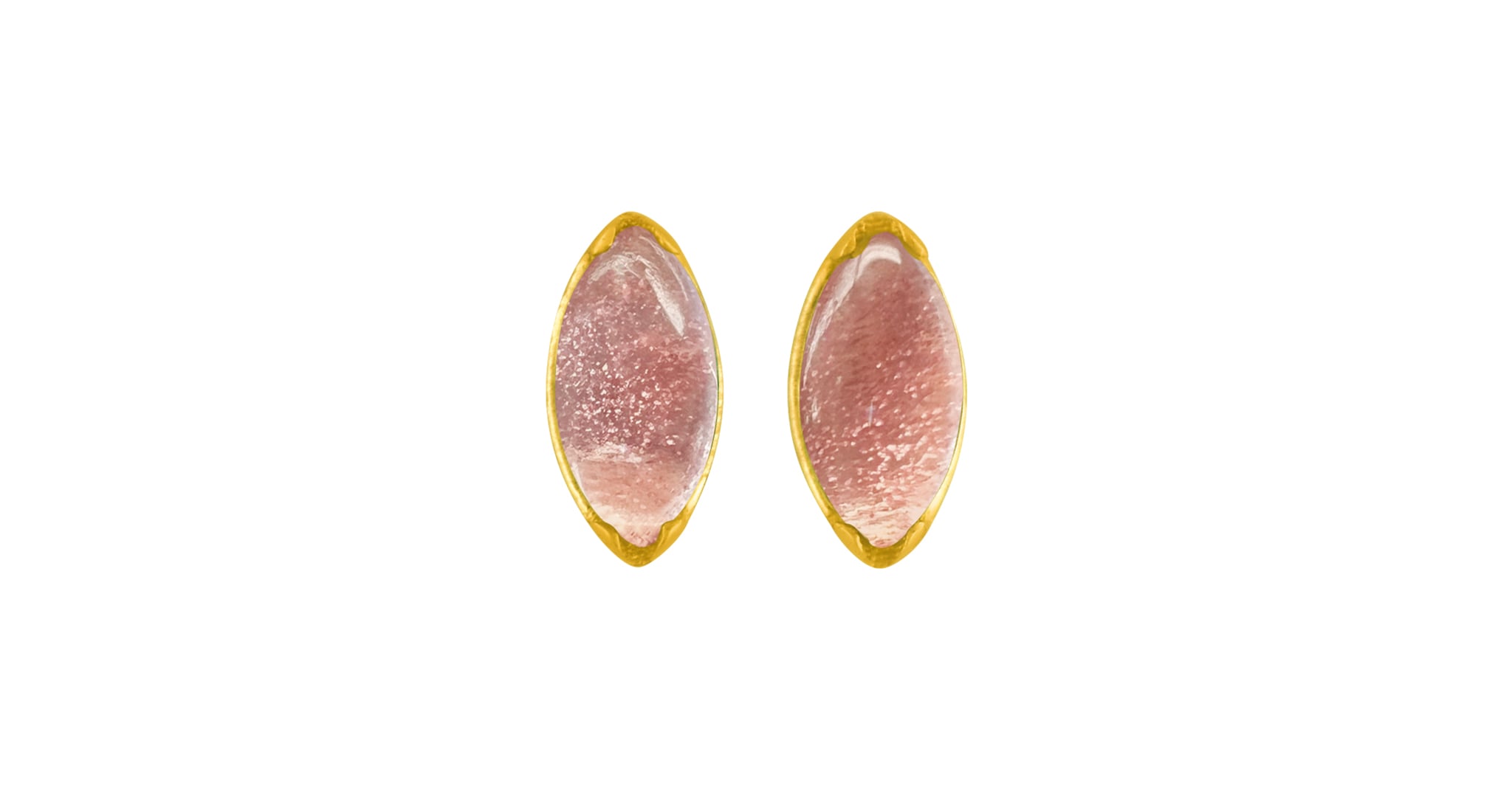 Oregon Sunstone Marquise Bezel Ends
