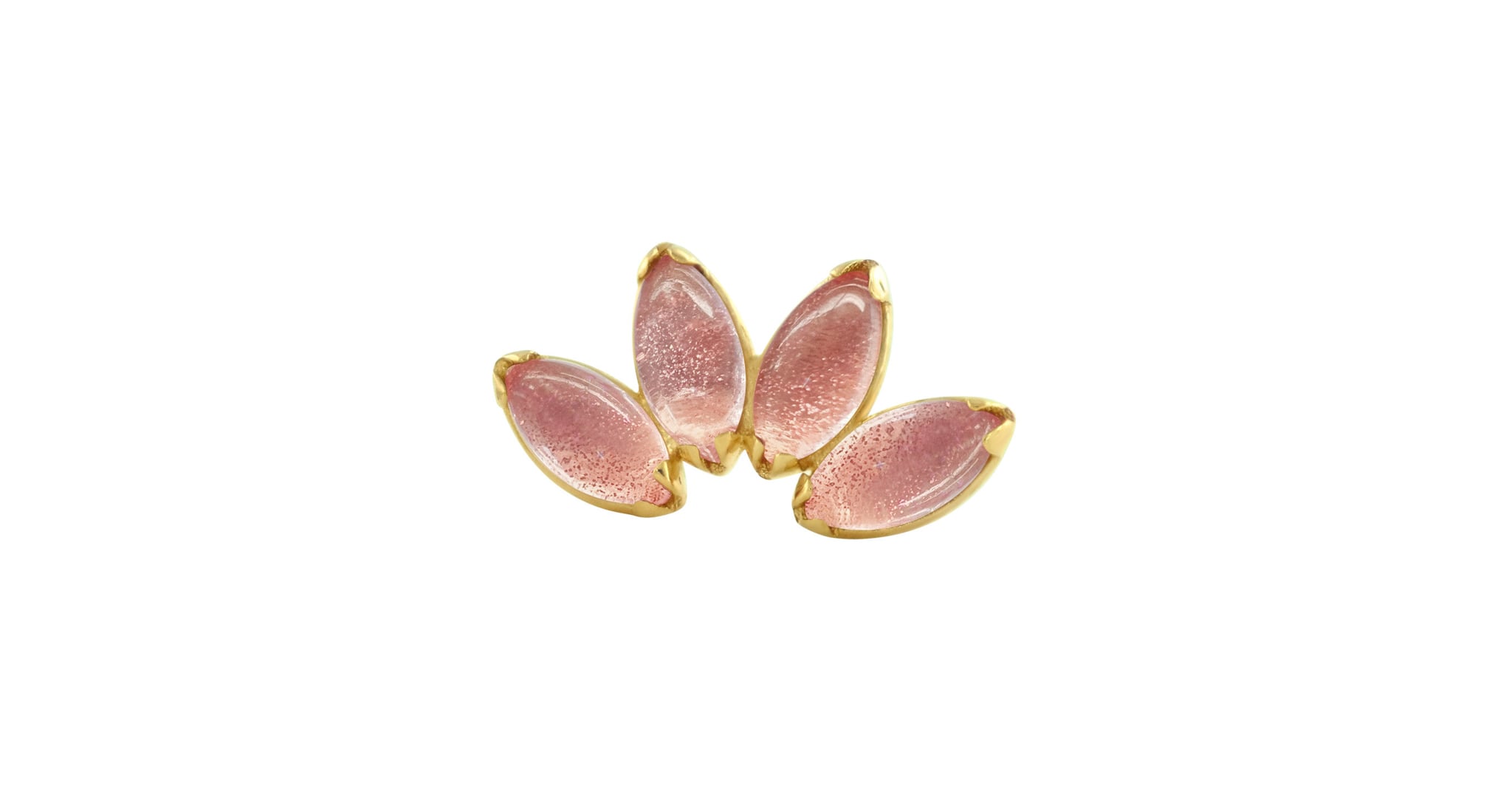 Oregon Sunstone Marquise Fan Ends - 4 stones