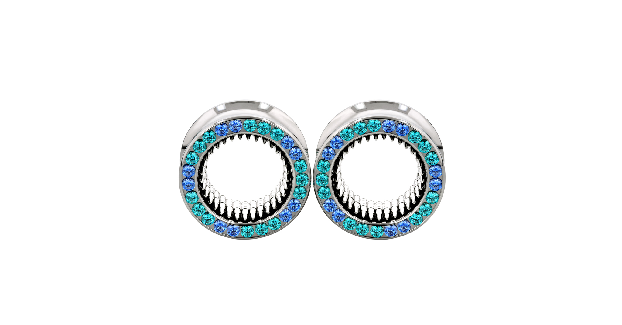 Gemmed Bullet Eyelets