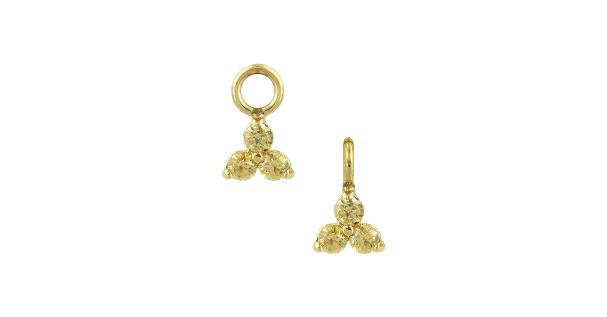 Faceted Trio Charm