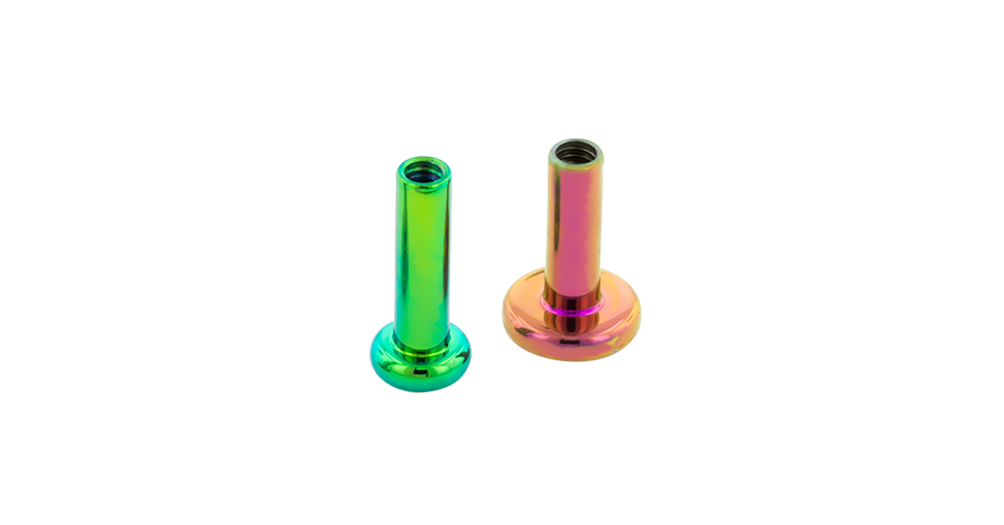Flat Back Labrets Posts - One piece