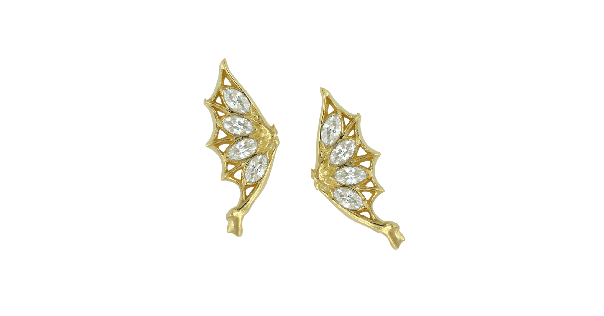 Gemmed Bat Wings Ends