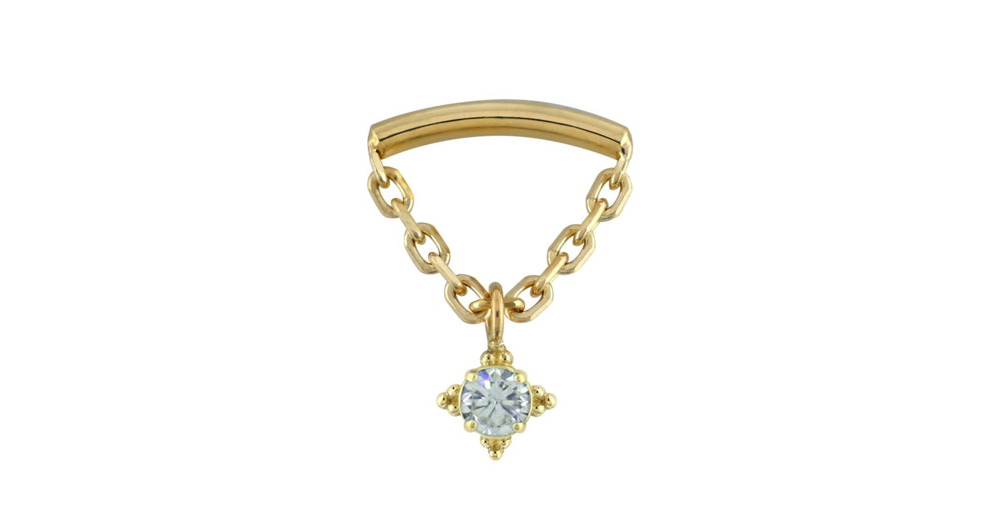 Helix Drape with Zia Charm Ends