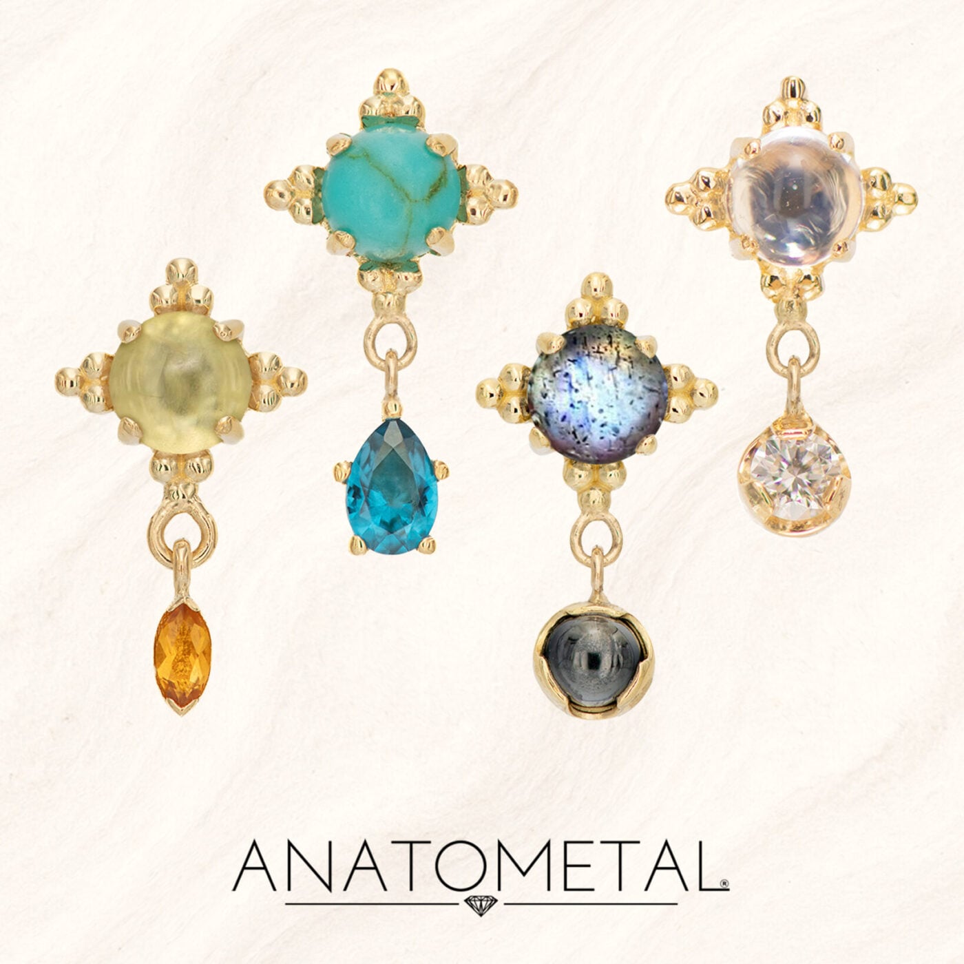 ピアスの歴史:古代ローマ 9 Anatometal Insta News Zia Dangle