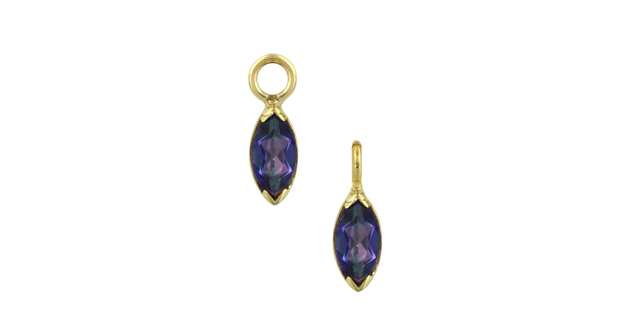 Marquise Bezel Charm