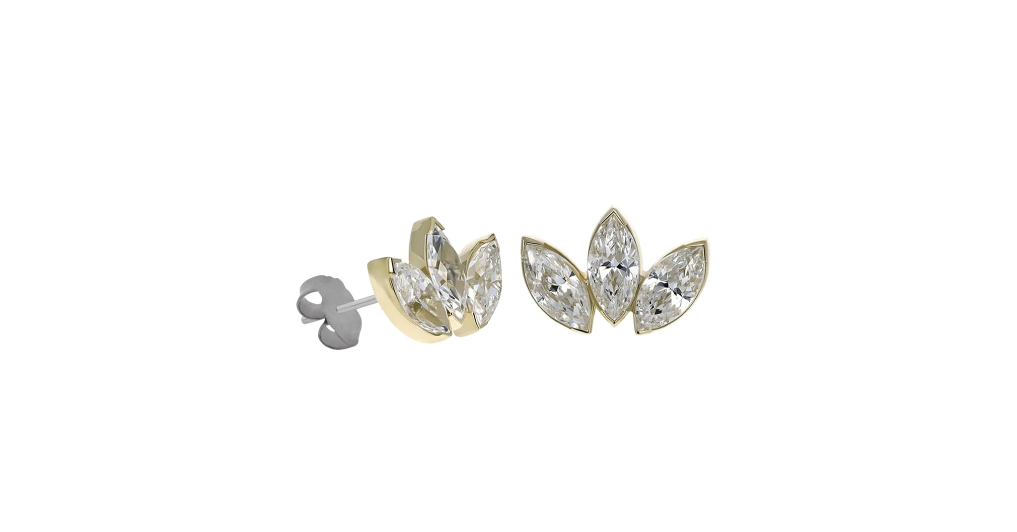 Marquise Fan Earrings
