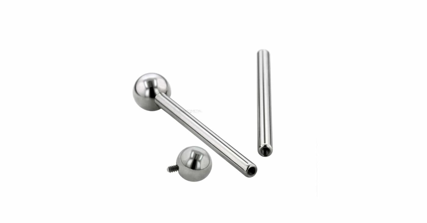 ピアスの長期使用を快適に!「縁」の仕上げの重要性 3 straight barbells 3 1