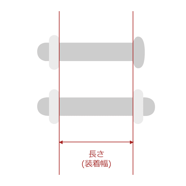 サイズ選びの基本:装着軸(有効軸) 7 straight retainers flare wearable